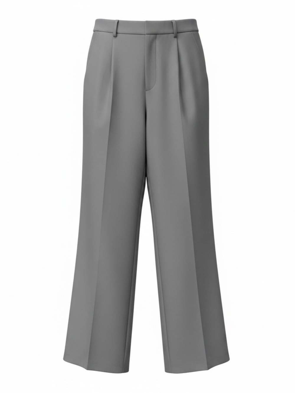 Halara Women’s Gray Pleated Pull-on Dress Pants. Size large.